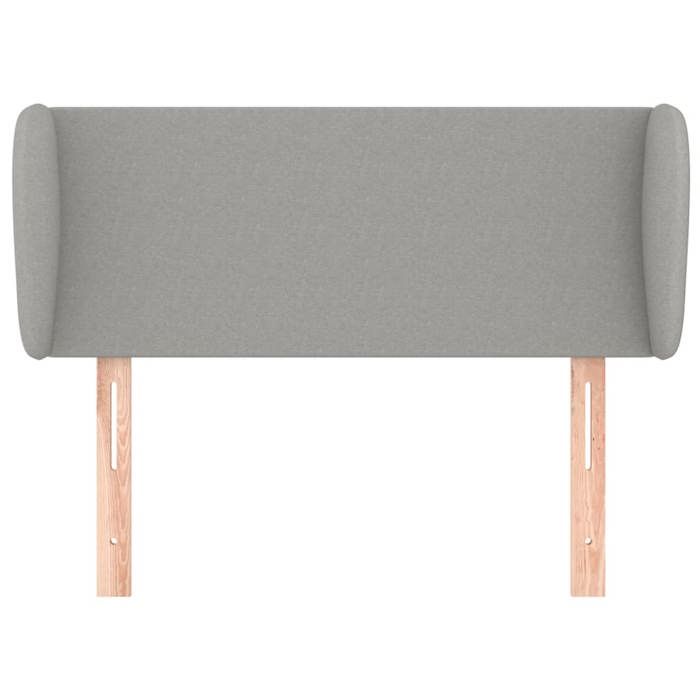 Maison Exclusive - Tête de lit avec oreilles Gris clair 83x23x78/88 cm Tissu
