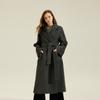 [Heying] Cappotto accappatoio Maillard Suli giacca di lana temperamento lana cappotto di lana double-face lungo donna