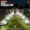 Outdoor Solar Fireworks Light 200 LEDs Solar Garden Lights Decorative Solar Lights for Garden Patio Lawn Christmas Decor Lamp