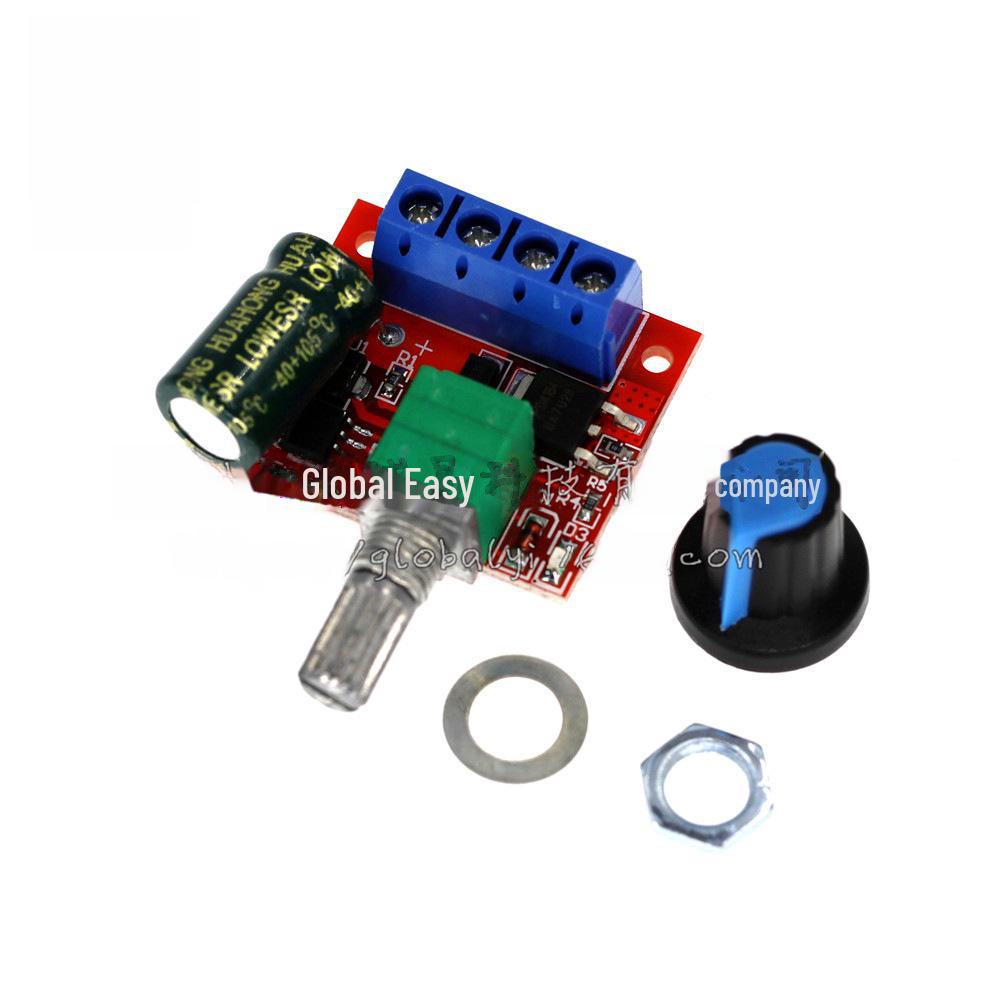 PWM DC Motor Speed Controller 5V-35V 5A with Switch and LED Dimmer