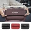 cnwhjg1 Leather Car Seat Gap Filler Storage Box Cup Holder Accessories For KIA Proceed Venga Sedona Forte Picanto Sorento Stinger