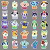 50 Puppy Avatars Doodle Stickers Cartoon Cute Hand-painted Decorative Water Cup Mobile Phone Case Suitcase Stickers