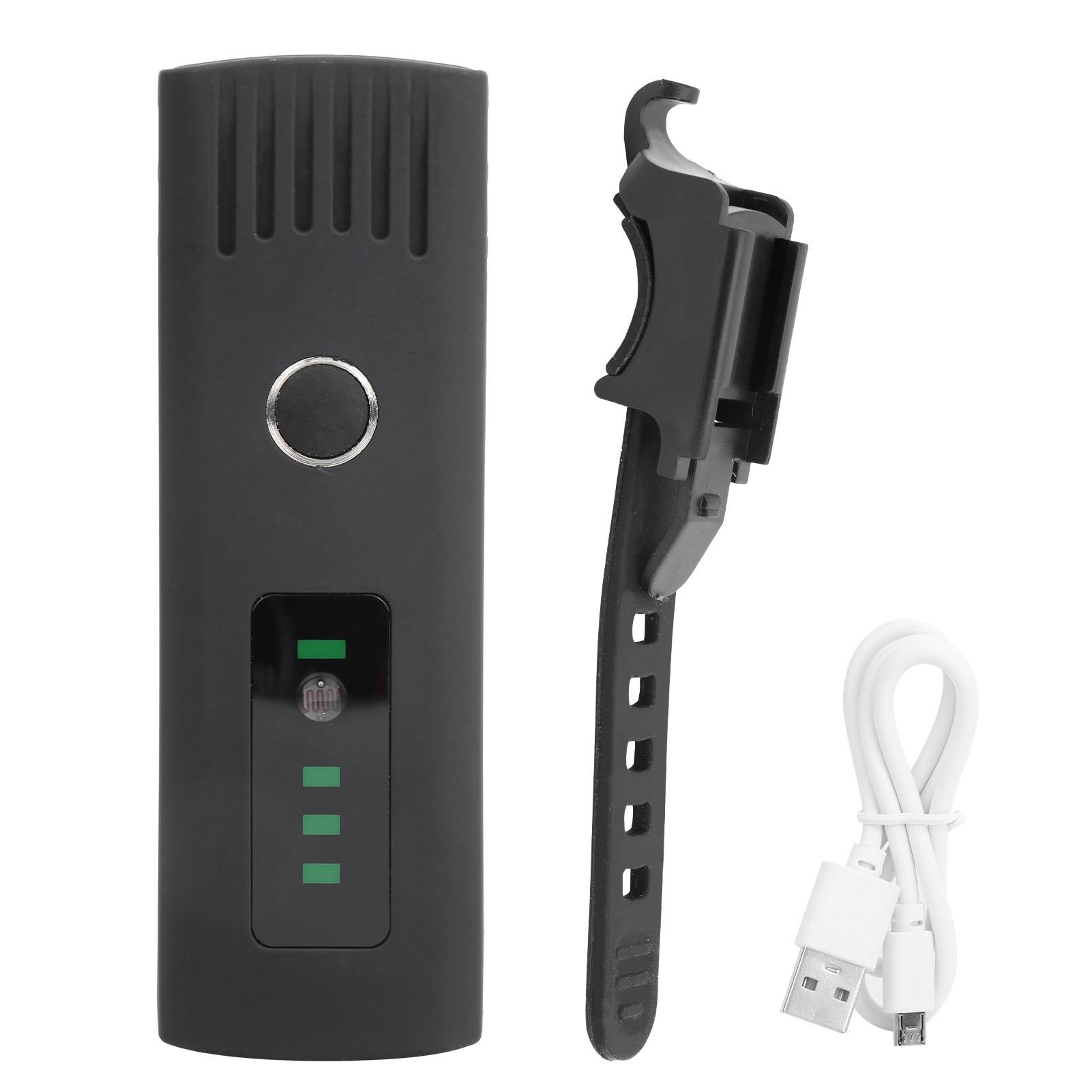 

Bicycle Front Lights USB Charging Waterproof LED Bicycle Cycling Head Lamp Black