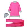 Swimsuit Girls 3pcs Long Sleeve Kids Swimwear Muslim Islamic Swimming Suit Sets