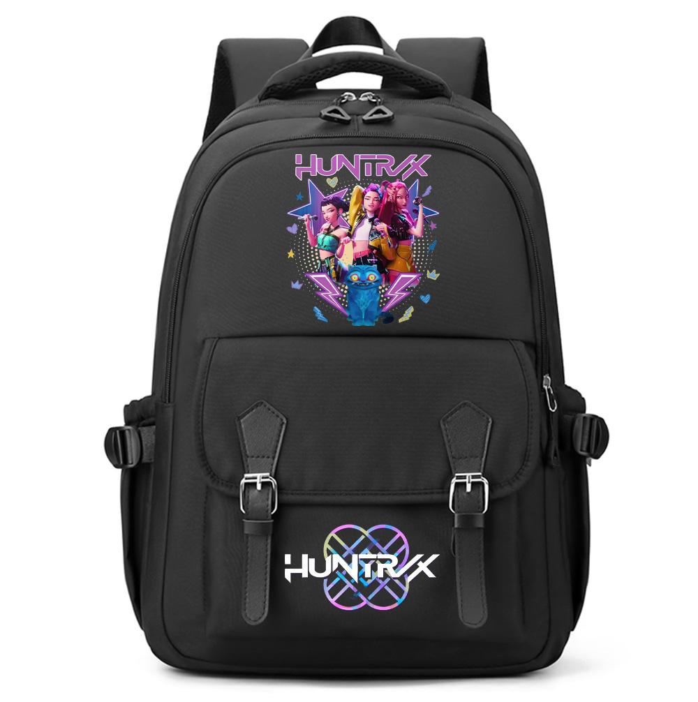 Anime Cute Cartoon Kpop Demon Hunters Printed Large Capacity Backpack for Teenger Student Girl Boy Schoolbag Bookbag Women Waterproof Travel Bag