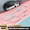 Double Badminton Racket Set For Adults With Durable High Elasticity Good Looks Foam Handle Feathers Professional Defensive