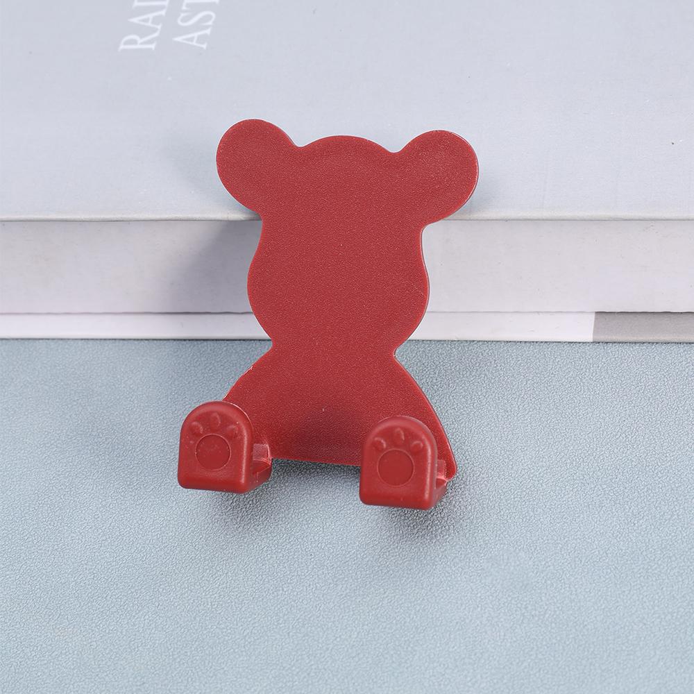1PCS Bear Double Hooks Without Punching Holes