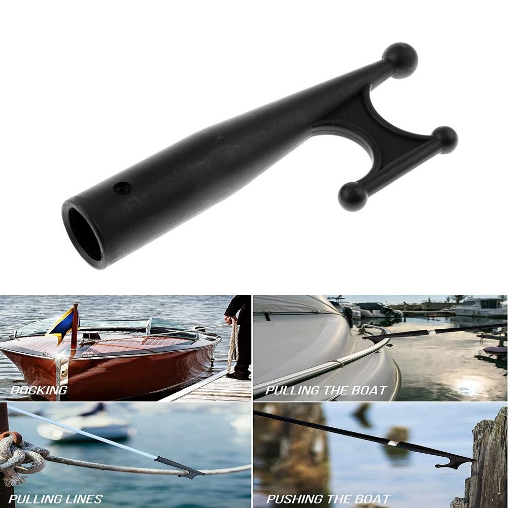 1 Pcs Boat Hook 20cm Long Accessory Black For Marine