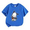 Kids Boys Girls Crew Neck Short Sleeve 100% Cotton T-Shirt Cute Dancing Cartoon Animal Print Comfortable Casual Daily Wear Breathable Soft Summer Top