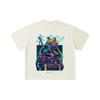 260 GSM Double Yarn 32 Count 100% Cotton Sailor Moon V11 Cyberpunk Print Unisex Heavy Cotton T Shirt