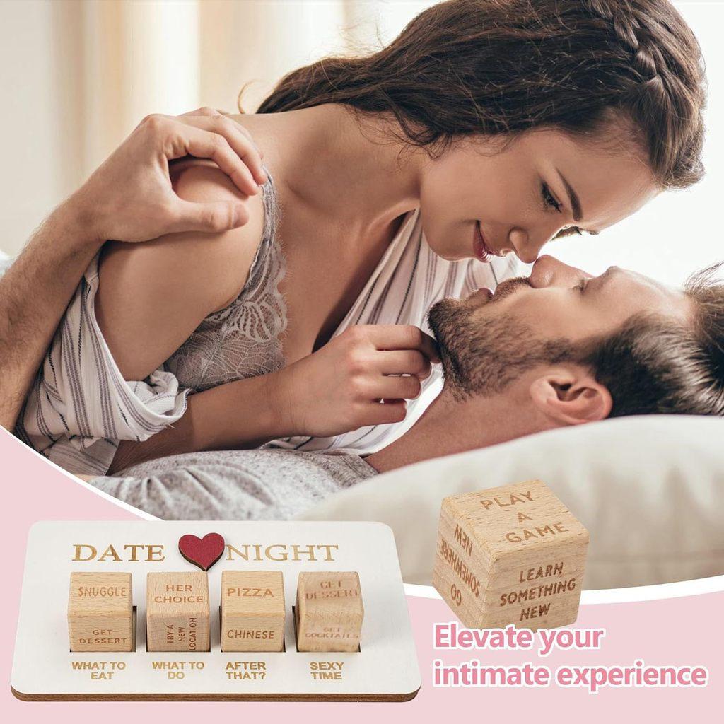 After Dark Date Night Dice Wooden Game For Couples Romantic Gift