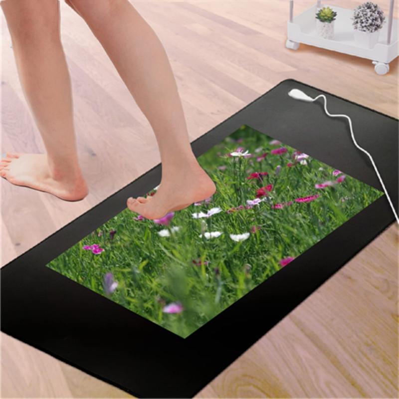 25 * 68 CM Touching Earth Grounding Mat Foot Treatment Alleviate Pain Inflammation Negative Ions Earthing Mat