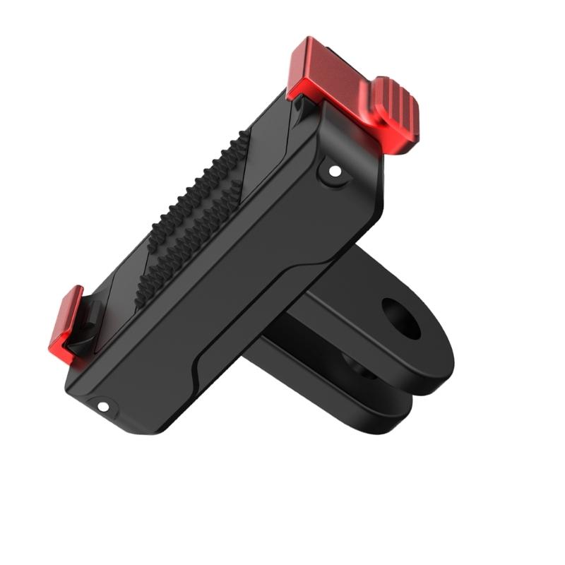 Quick Release Plastic Mount for Action Cameras Universal Compatibility ABS Material Adjustable Angle