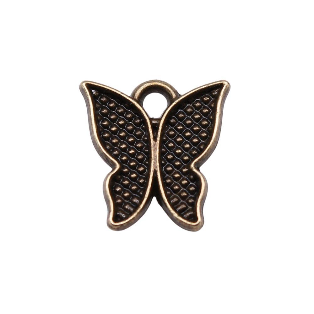 Butterfly Charms Simple Pendants For Minimalist DIY Jewelry Making