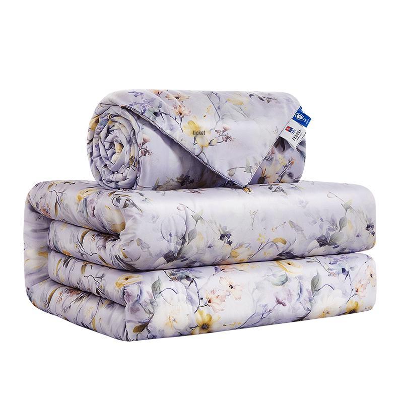 FUANNA 100% Tussah Silk Antibacterial Quilt