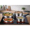Batterie de cuisine - AM3220 - Tous feux dont induction - ARTHUR MARTIN - Sans PFOA/PFAS - Acier inoxydable 18/10 - 11 pièces