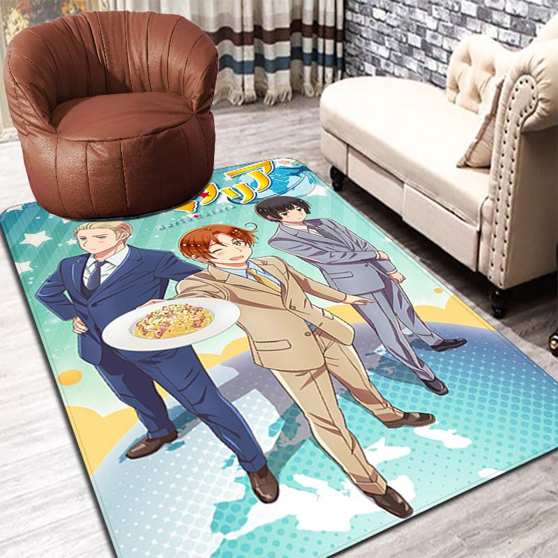 Hetalia Rug Floor Mat for Living Room or Bedroom Soft and Comfortable Carpet a Gift for Birthday and Holiday.SFF0917086