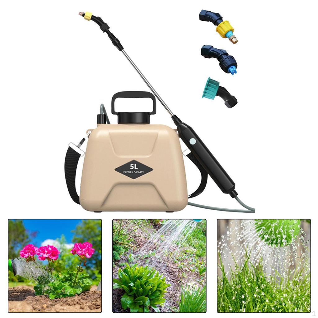 Pump Sprayers Watering Spray Bottle Telescope Rod Multiple Nozzles Electric Sprinkler Can