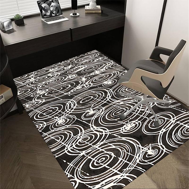 1PC Circles Pattern Extra Large Non Slip Floor carpet, Office, family, bedroom Large Area Rug Indoor Rugs, Vibrant Colors