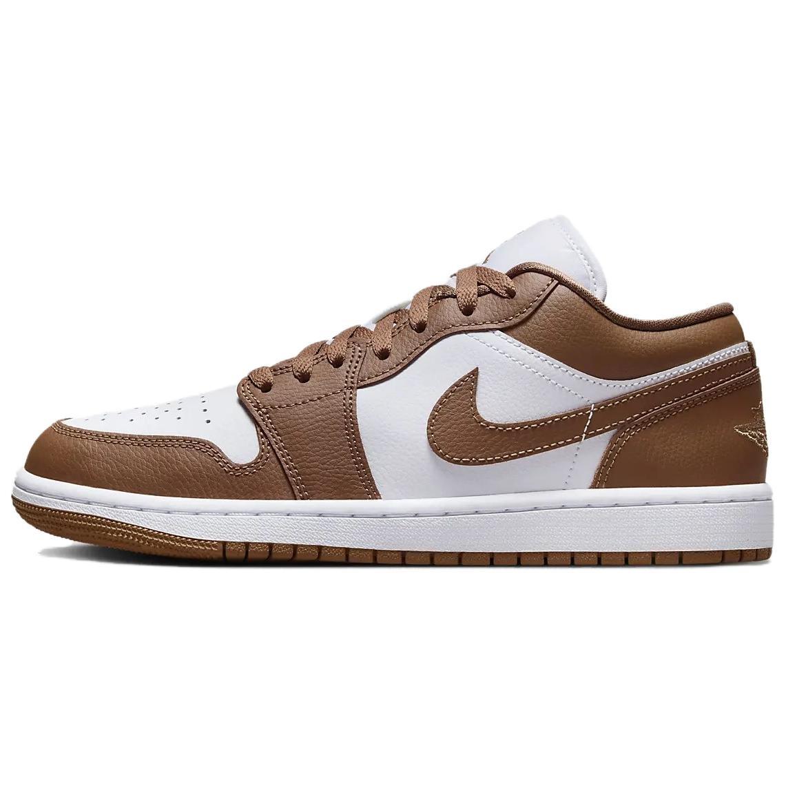 (WMNS) Air Jordan 1 Low Archaeo Brown White Women s DC0774-202 EU 36.5