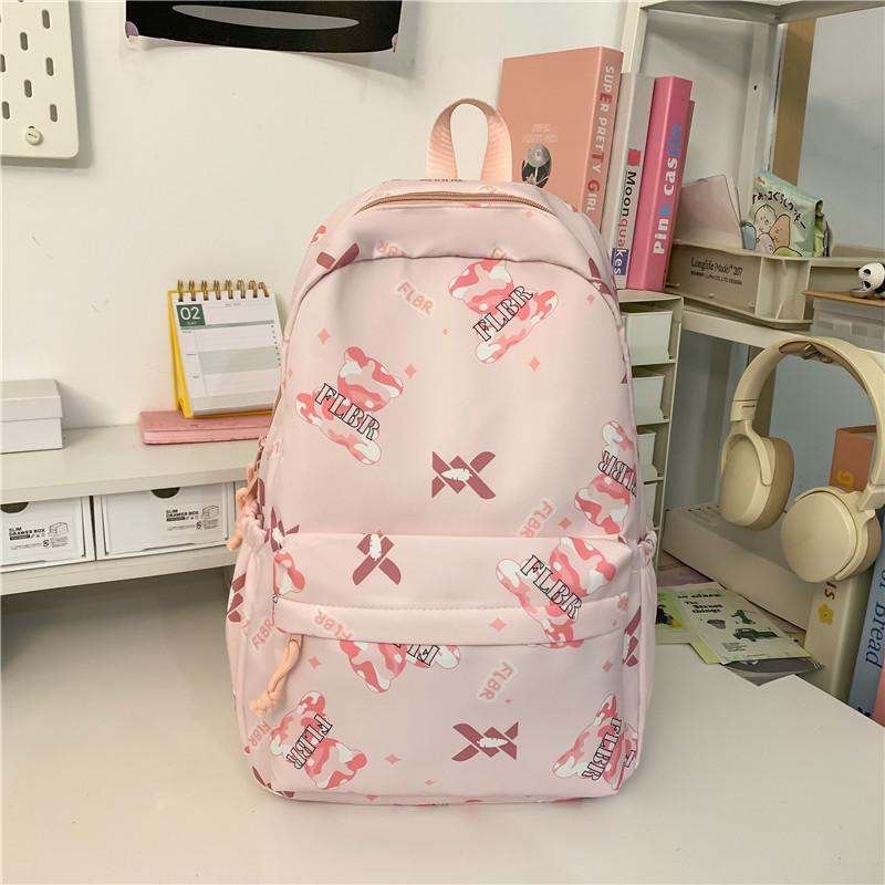 Schoolbag Autumn New Student Schoolbag Female Japanese Cute Printed Soft Girl Backpack High Value Niche Travel Backpack