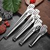 304 Stainless Steel Kitchen & Grilling Tongs for Barbecue, Bread & Steak