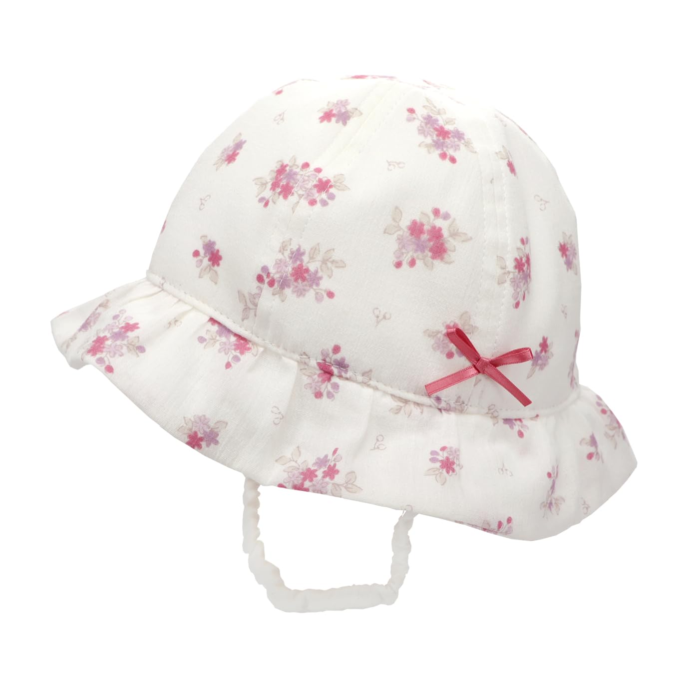 

Baby Castle Hat Sizes Made in Japan Hood, 44-48, Viola, розовый