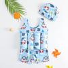2024 Children's Buoyancy Swimsuit: Cute One-Piece for Boys & Girls