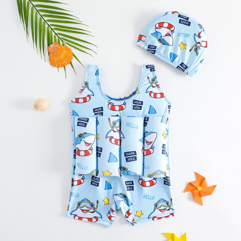 2024 Children's Buoyancy Swimsuit: Cute One-Piece for Boys & Girls