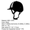 Nefes Alabilen Unisex Binicilik Kaskı Yarış Pisti İçin Ayarlanabilir At Binme Şapkası