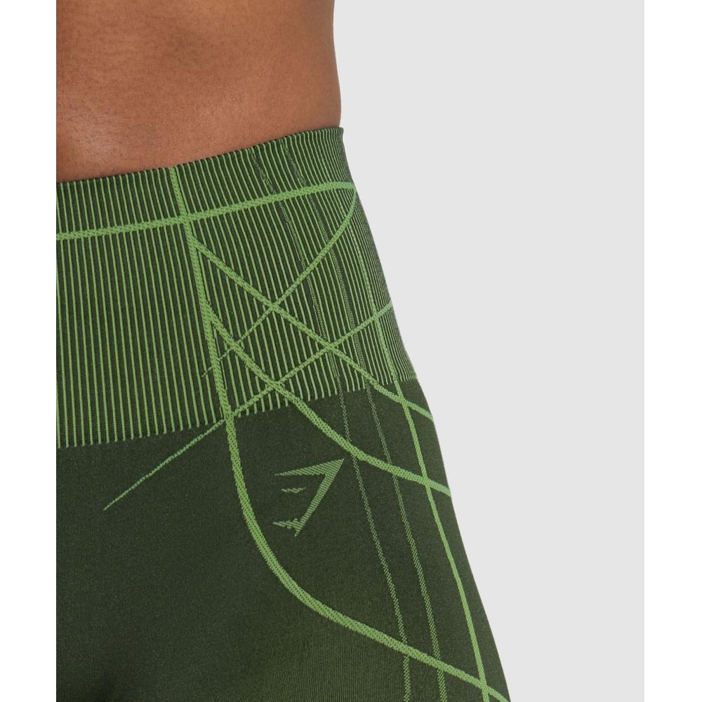 Gymshark Apex Seamless Legíny Trail Green Energy Gelato Green B2c8d Ec4y