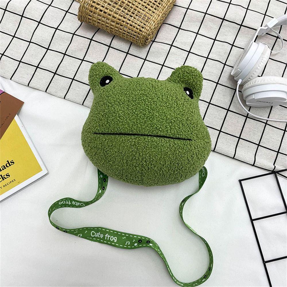 Cheap Child Female Ugly Cute Doll Bag One Shoulder Plush Toy Frog ...