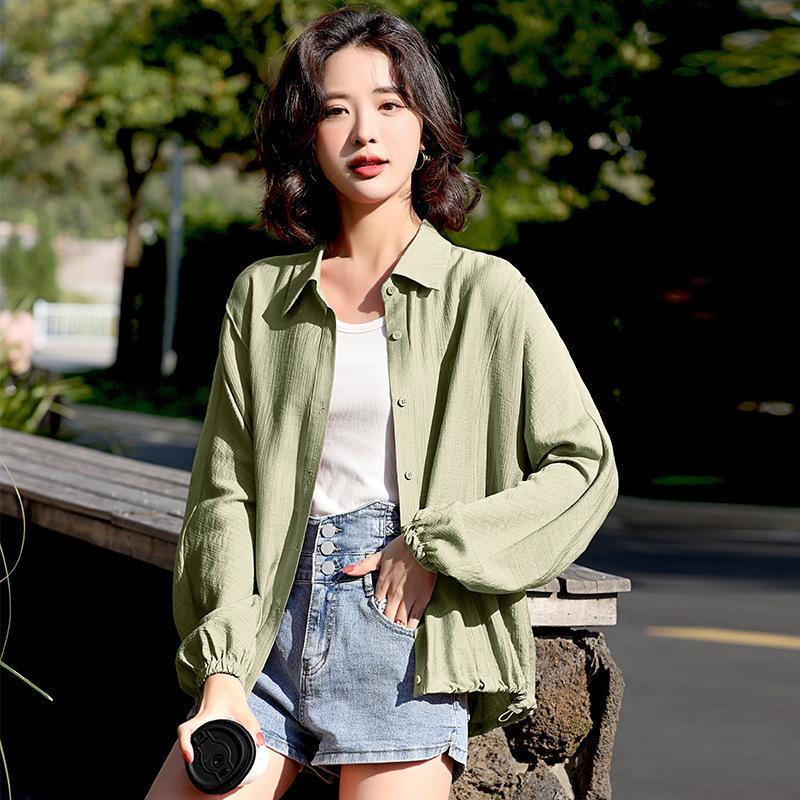 Women's Plus Size Short Summer Jacket - Breathable Sun Protection for Middle-Aged Moms, 2025 Fashion