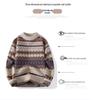 Pánský vintage úpletový rolák – Teplý a trendy na podzim/zimu