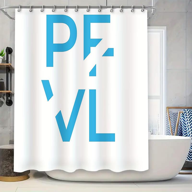 Bathroom Shower Curtain Set Waterproof Liner Floral Vintage Farmhouse Modern Decor Fabric Washable Home Textile W60H190(CM)-1 Pcs