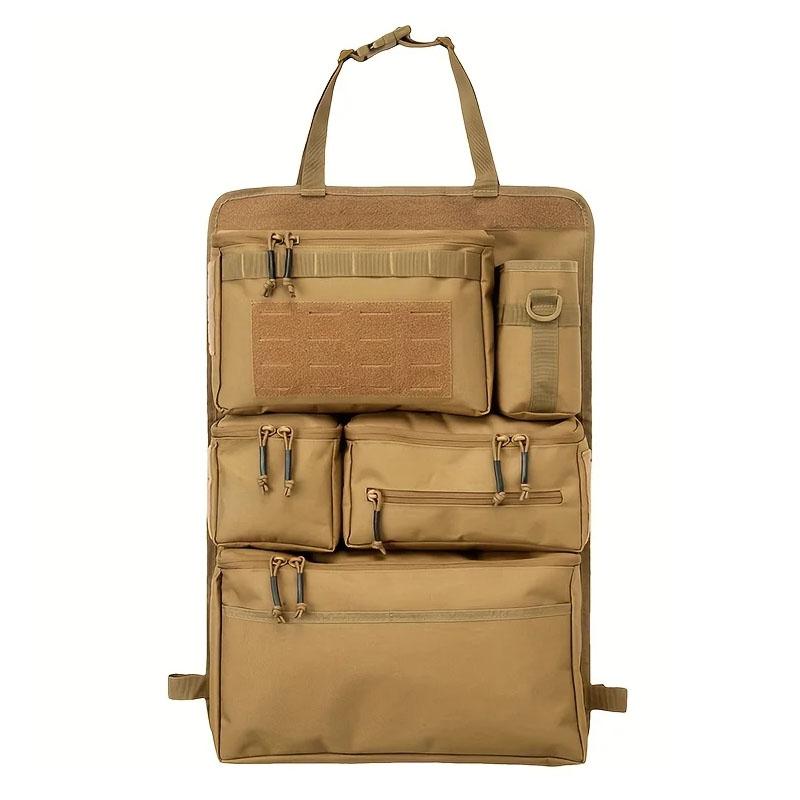 Car Rear Suspension Storage Bag With Zipper Multi Compartment Storage Bag Multifunctional Luggage Organizer And Storage Bag