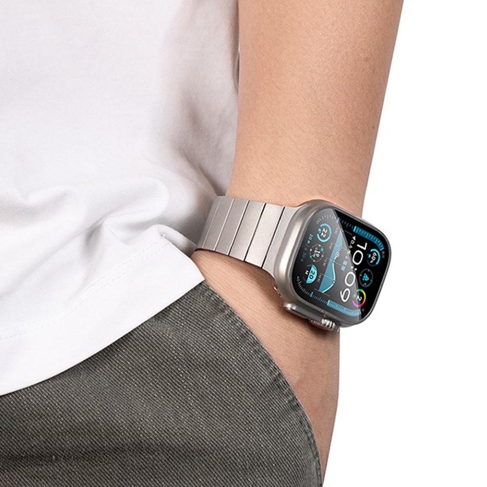 Metal Magnetic Clasp Strap for Apple Watch Band 49mm 46mm 45mm 44mm 42mm Quick-release Wristband iWatch Ultra 10 9 8 7 6 5 SE 3