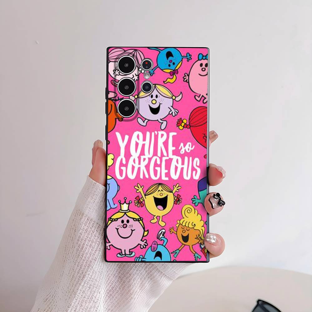 Gifts Mr Men And Little MisS Phone Case For Samsung S series s21 s22 s23 s24 s25 FE Plus Ultra TPU Soft to Skin-friendly case
