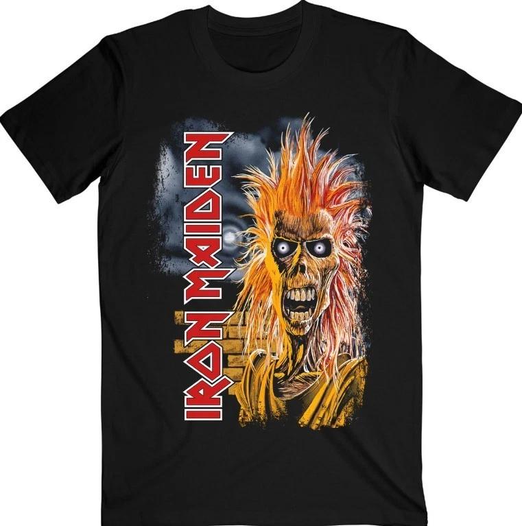 Iron Maiden 'First Album Tracklist V.3' (Black) T-Shirt