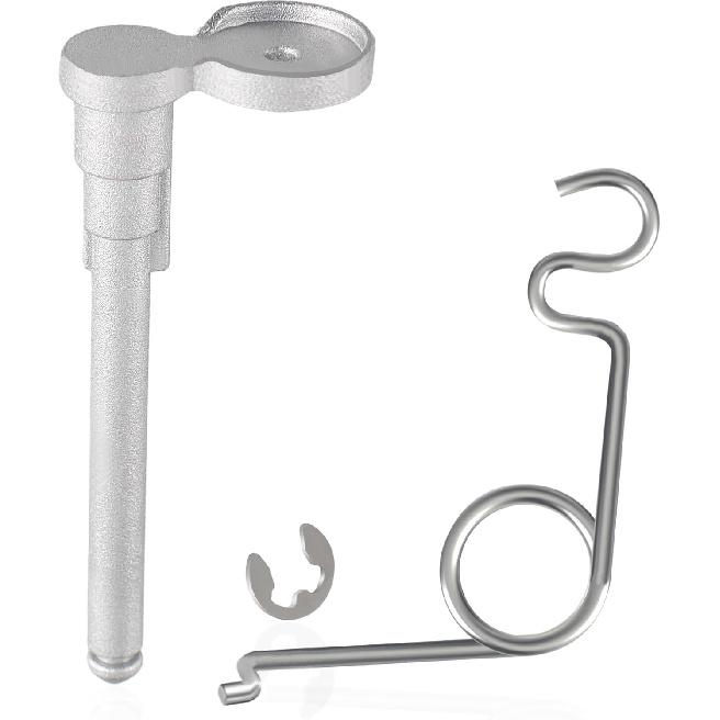 Fuel Door Pin with Gas Door Spring, Fuel Tank Repair Kit Compatible with Ford F150 2015- Explorer 2011- Loose Gas Cap Permanent Repair Fix