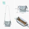 Women's Vintage Denim Drawstring Bucket Bag