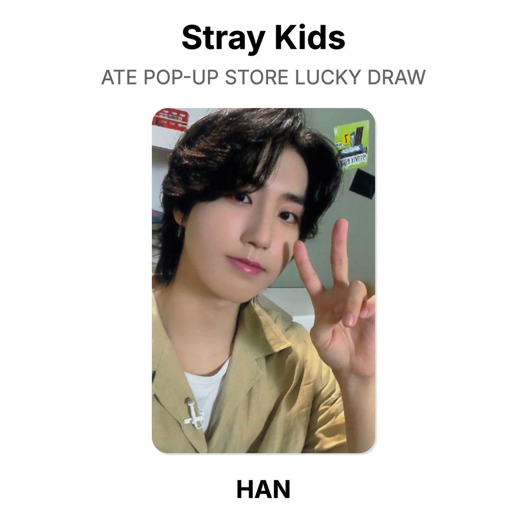 Stray Kids ATE POP-UP STORE LUCKY DRAW Official Photocard