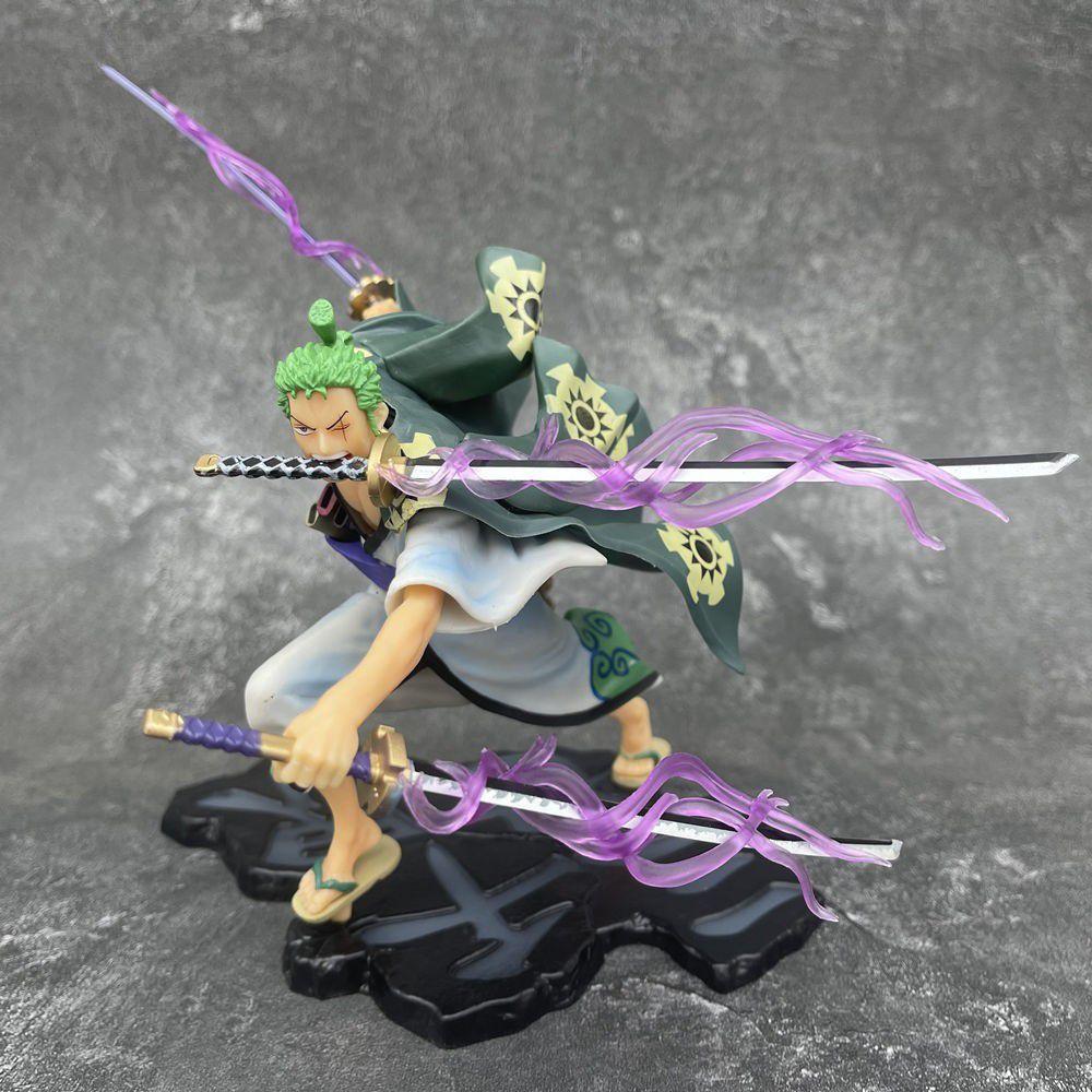 Stunning 8 Inch Roronoa Zoro One Piece Anime Figure Collection Model
