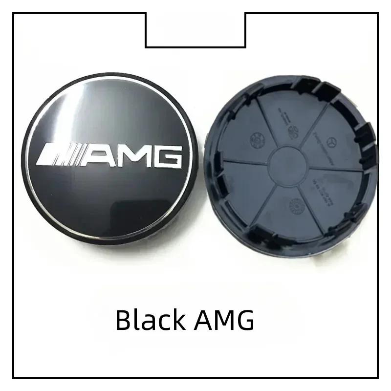 4PCS For Mercedes-Benz C180 C200 E300 S350 E260 ml350 GLK Car Wheel Hub Cap Tire Center Screw Cap Label  decorate Accessories