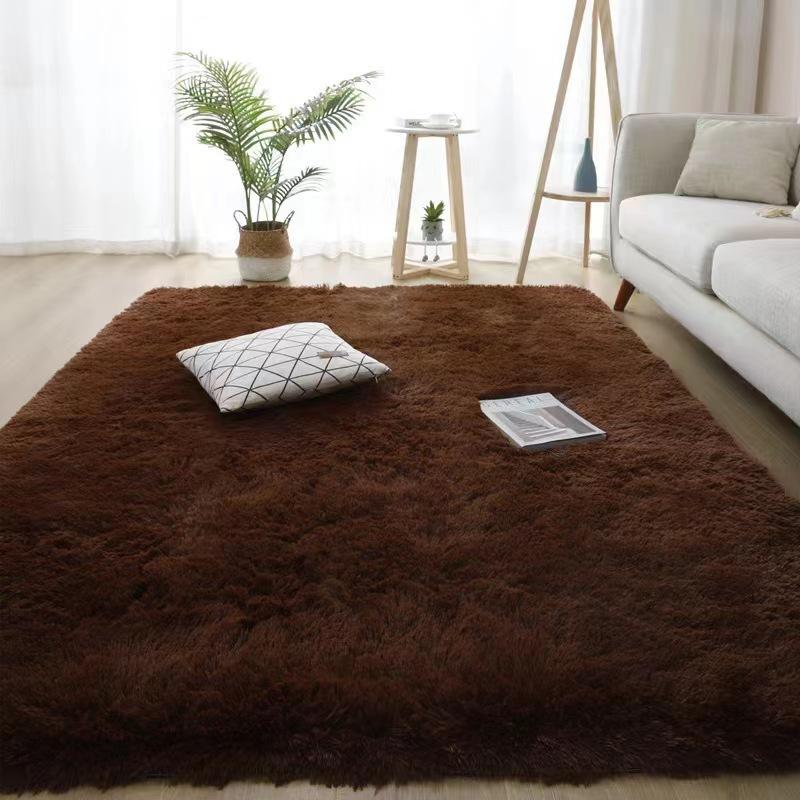 Nordic Style Living Room Carpet Sofa Coffee Table Blanket Fully Covered Non-slip Floor Mat Plush Floor Mat Household Bedroom Bedside Blanket