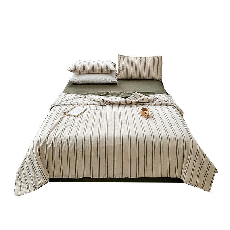 Tri-polar Washed Cotton Soy Fiber Summer Quilt