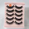 5 Pairs Of Stage Performance Eyelashes Natural Thick Artificial Cross Fairy Hair Eyelashes