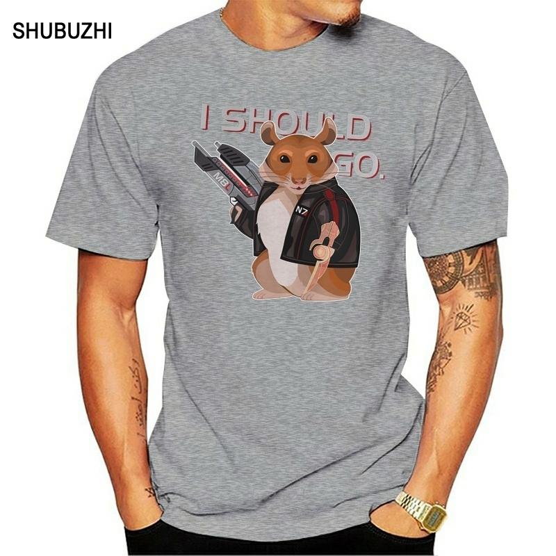 

Funny Men t shirt Women novelty tshirt Space Hamster Mass Effect shirt cool TShirt 4XL