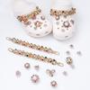 Shoe Charms DIY Diamond Pearl Chain Gemstone Decoration Buckle Shoe Charm Accessories Kids Party Girls Gift