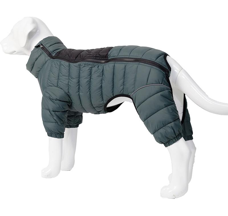 S-4XL Dog Thicken Cotton-padded Coat Pet Warm Down Jacket Windproof 4 Legs Pet Outfit Winter Greyhound Husky Chihuahua Clothes